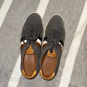 Allen Edmonds Gray and Brown Sneakers